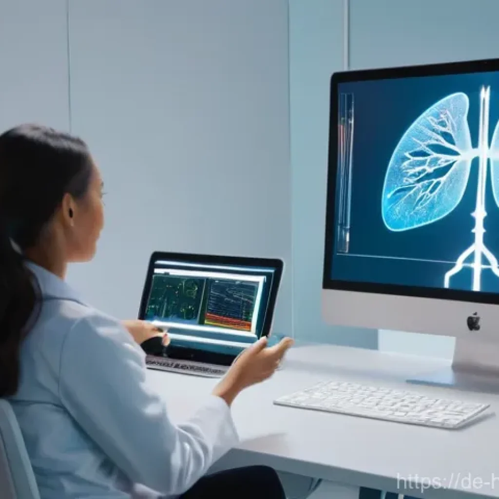 의료 기술 발전의 사회적 영향 - **Prompt 1: Personalized Medicine Consultation in a High-Tech Clinic**
    A wide shot of a modern, ...