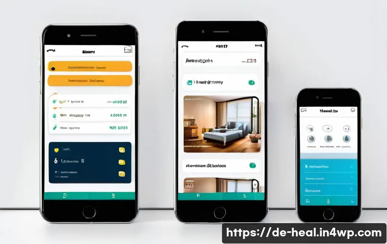 원격의료 플랫폼의 선택 기준 - A modern telemedicine platform interface displayed on a smartphone and tablet, showing a clear, user...